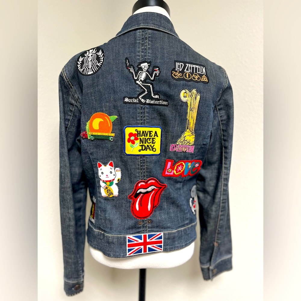 French Dressing Jacket With Custom Patchwork. - image 1